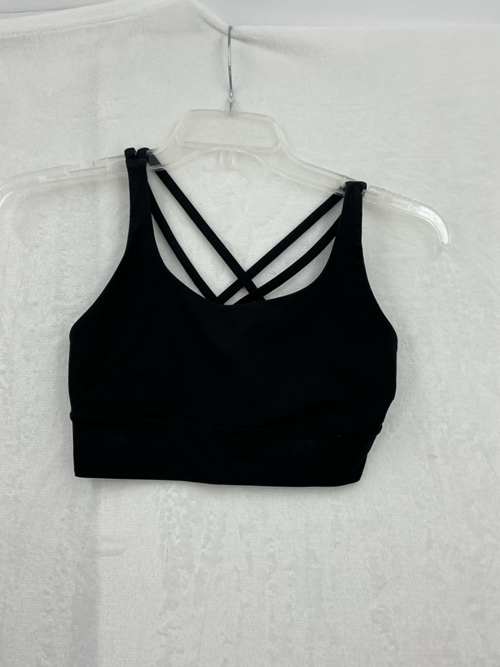 lululemon athletica Black Strappy Back Sports Bra 807 - Picture 2 of 5